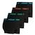 Lot de 4 boxers garçon my petit prix Marine-noir-gris-rouge+Noir 6 - vertbaudet enfant 
