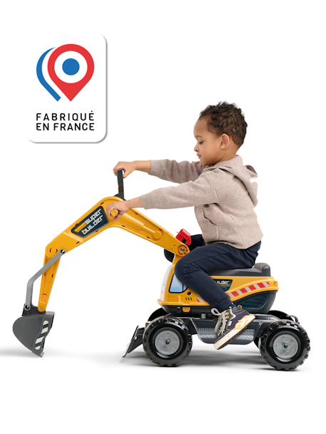 Pelleteuse super builder entièrement articulée avec assise ouvrante Jaune+Jaune JCB 2 - vertbaudet enfant 