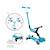 Trottinette évolutive go-up active lights 360 Bleu aqua 6 - vertbaudet enfant 
