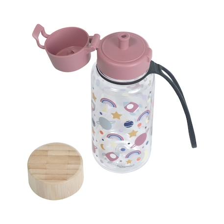 Gourde en tritan espace Vieux rose 5 - vertbaudet enfant 