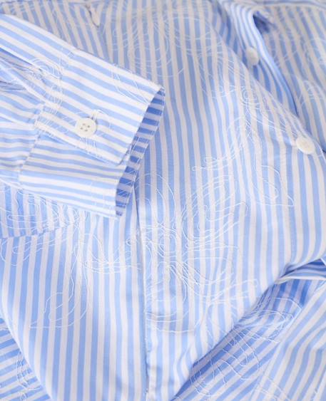 Chemise liquette de grossesse et d'allaitement camille - bleu Bleu 6 - vertbaudet enfant 