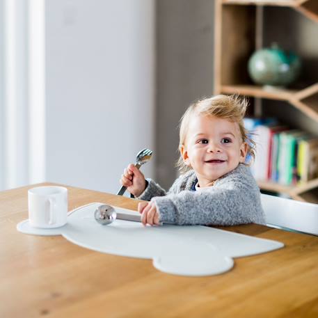 Set de table ours aquamarine+gris foncé+menthe+Multicolore 21 - vertbaudet enfant 