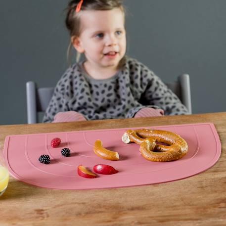 Set de table arc-en-ciel Aquamarine+Gris clair+Gris foncé+Taupe+Vieux rose 27 - vertbaudet enfant 