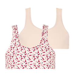 -Lot de 2 brassières fille ecopack athena fille