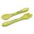 Set fourchette et cuillère en silicone animaux Beige+Menthe+Orange+Rose+Vert+Vert paon 27 - vertbaudet enfant 