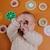 Hochet sensoriel donut fruits Jaune+Orange+Rouge+Vert+Violet 14 - vertbaudet enfant 