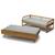 Lit enfant gigogne métal bois massif laya Noisette 6 - vertbaudet enfant 