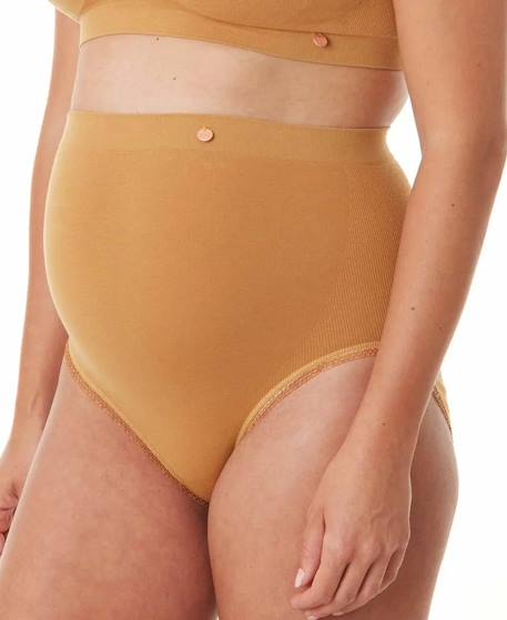 Maxi culotte de grossesse sans couture organic Bleuet+Cumin 7 - vertbaudet enfant 
