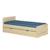 Pack lit gigogne avec matelas bois massif lilow Blanc+Bois 7 - vertbaudet enfant 