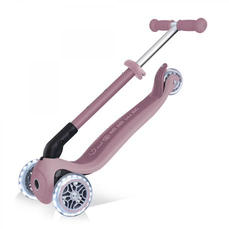 Trottinette 3 roues junior foldable lights essential Bleu ciel+Rose berry+Vert pistache 11 - vertbaudet enfant 