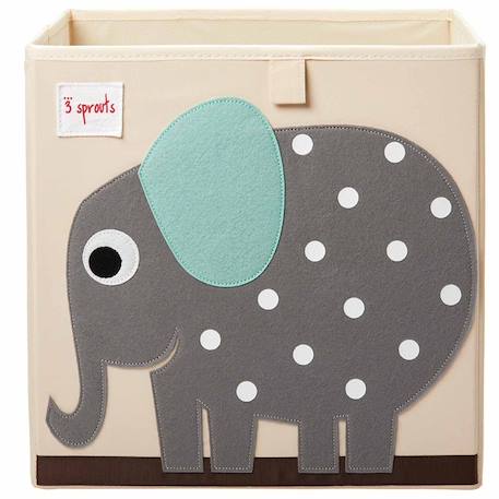 Boîte de rangement pour jouets Éléphant+Panda+Paresseux 1 - vertbaudet enfant 