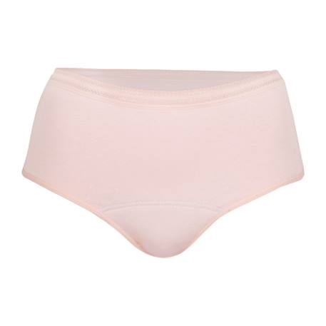 Culotte menstruelle taille haute femme Noir+Rose vintage 5 - vertbaudet enfant 