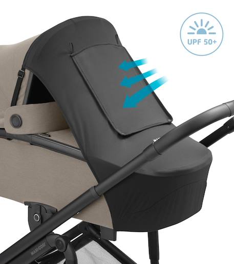 Housse pare-soleil pour nacelles, sièges-auto et poussettes maxi-cosi Black 1 - vertbaudet enfant 