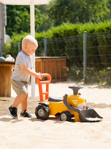 Porteur avec pelle frontale et canne de poussée Jaune+Vert 6 - vertbaudet enfant 