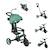 Tricycle explorer 4-en-1 évolutif et pliable Vert olive 1 - vertbaudet enfant 