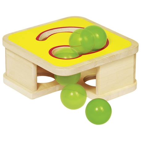 Boîte à marteler et toboggan à boules Multi-coloured 2 - vertbaudet enfant 