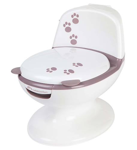 Mini toilette panda, pot avec bruit de chasse d'eau, panda Blanc et bleu+Blanc et marron+Blanc et noir+Blanc et rose 12 - vertbaudet enfant 