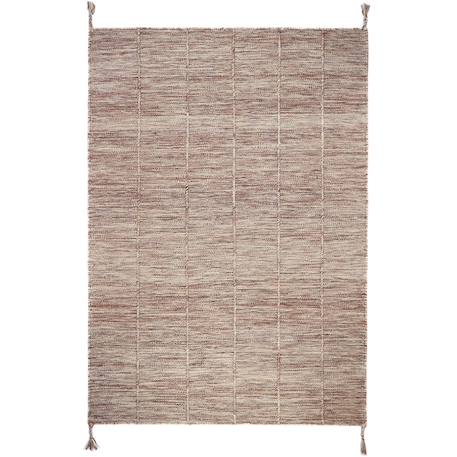 Tapis laine contemporain lhena Brun+Jaune 1 - vertbaudet enfant 
