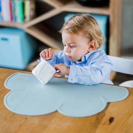 Set de table nuage aquamarine+Beige+blanc+Crumble à la pistache+Gris+Gris clair+Multicolore+pistache confettis+Rose+Rouge+taupe+Vert 4 - vertbaudet enfant 