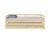 Pack lit banquette gigogne avec 2 matelas bois massif alma Blanc+Bois naturel 4 - vertbaudet enfant 
