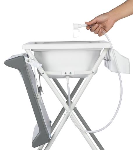 Table à langer et baignoire bébé 2 en 1 bellis Mineral gray 3 - vertbaudet enfant 