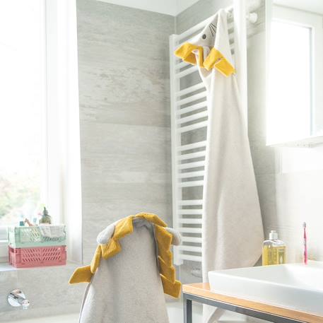 Cape de bain lion Gris 4 - vertbaudet enfant 