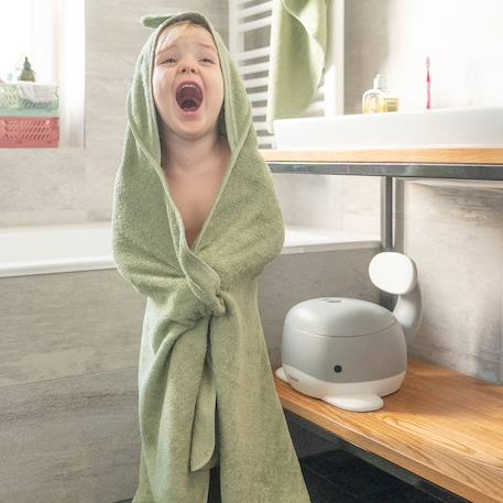 Cape de bain dinosaure Pistache 3 - vertbaudet enfant 