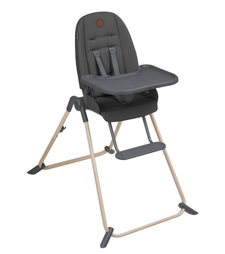 Chaise haute bébé compacte ava Beyond graphite+Beyond grey 1 - vertbaudet enfant 