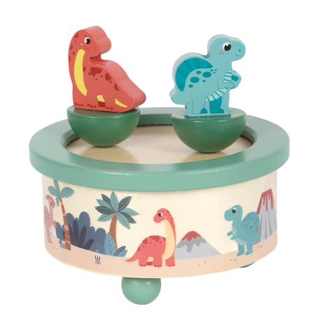 Boîte à musique dino Vert 1 - vertbaudet enfant 
