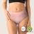 Culotte menstruelle taille haute femme Noir+Rose vintage 6 - vertbaudet enfant 