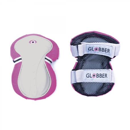Set 3 protections enfant xs (coudes, genoux, poignets) Bleu marine+Bleu pastel+Rose+Rose pastel+Vert menthe 8 - vertbaudet enfant 