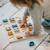 Puzzle alphabet caspar en bois Moutarde+Rose pâle 4 - vertbaudet enfant 