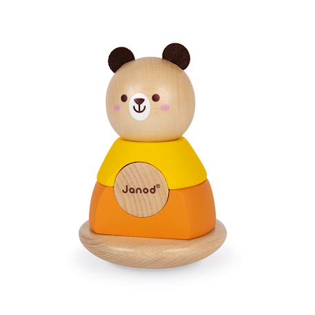 Culbuto ours Jaune 2 - vertbaudet enfant 