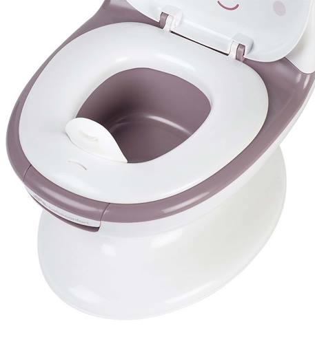 Mini toilette panda, pot avec bruit de chasse d'eau, panda Blanc et bleu+Blanc et marron+Blanc et noir+Blanc et rose 15 - vertbaudet enfant 