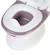 Mini toilette panda, pot avec bruit de chasse d'eau, panda Blanc et bleu+Blanc et marron+Blanc et noir+Blanc et rose 15 - vertbaudet enfant 