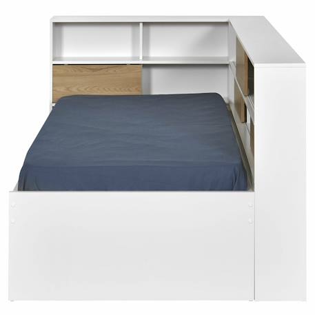 Pack lit cosy gigogne avec 2 matelas play Blanc+Blanc et bois 11 - vertbaudet enfant 