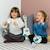 Set de 3 instruments de musique pour enfant avec guitare, tambourin et maracas à pois Blanc 3 - vertbaudet enfant 