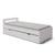 Lit gigogne bois massif leo Blanc+Blanc et bois+Bois 4 - vertbaudet enfant 
