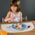 Set de table arc-en-ciel Aquamarine+Gris clair+Gris foncé+Taupe+Vieux rose 8 - vertbaudet enfant 