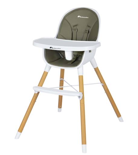 Chaise haute bébé évolutive 2 en 1 avista Mineral green 1 - vertbaudet enfant 