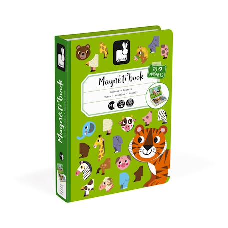 Magnéti'book animaux, 30 magnets Vert 6 - vertbaudet enfant 