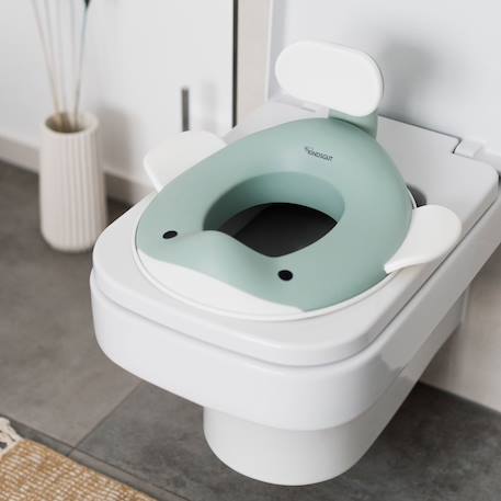 Réducteur de toilette baleine Aquamarine+Gris clair+Gris foncé+Peach+Pistache+Rose pâle+Vieux rose 3 - vertbaudet enfant 