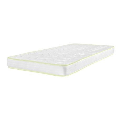 Pack lit cabane mi-hauteur avec matelas bois massif donnie Blanc 3 - vertbaudet enfant 