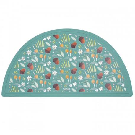 Set de table en silicone animaux Orange+Rose+Vert+Vert paon 17 - vertbaudet enfant 