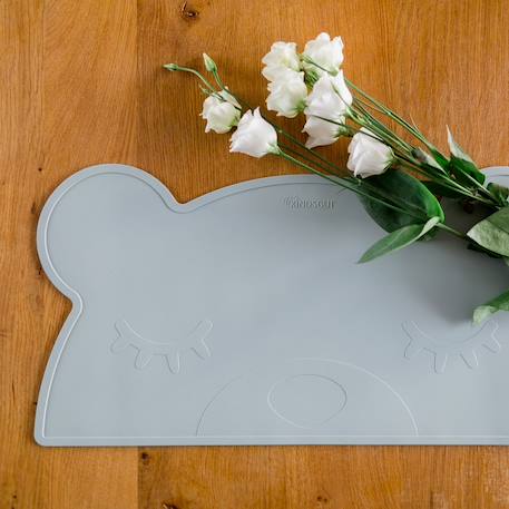 Set de table ours aquamarine+gris foncé+menthe+Multicolore 10 - vertbaudet enfant 