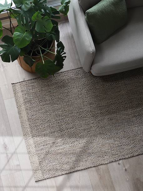 Tapis aspect naturel irineo Naturel et brun 2 - vertbaudet enfant 