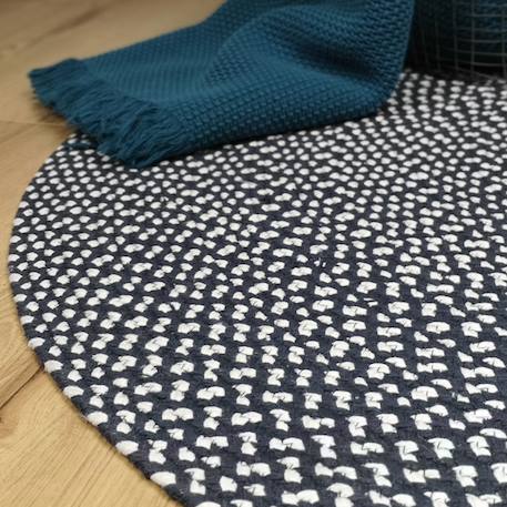 Tapis coton rond allen Noir et blanc 2 - vertbaudet enfant 