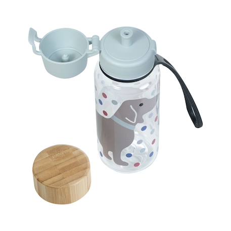 Gourde en tritan teckel Taupe 5 - vertbaudet enfant 