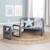 Set table convertible en banc et 1 chaise évolutive Anthracite+Beige+Blanc+Gris 2 - vertbaudet enfant 