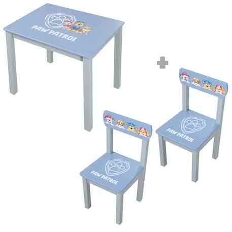 Set table et 2 chaises enfant Bleu gris - pat' patrouille 4 - vertbaudet enfant 